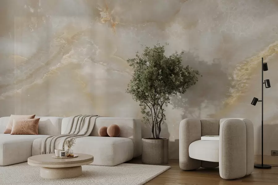 Wall Mural Photo Wallpaper Beige marble u20722