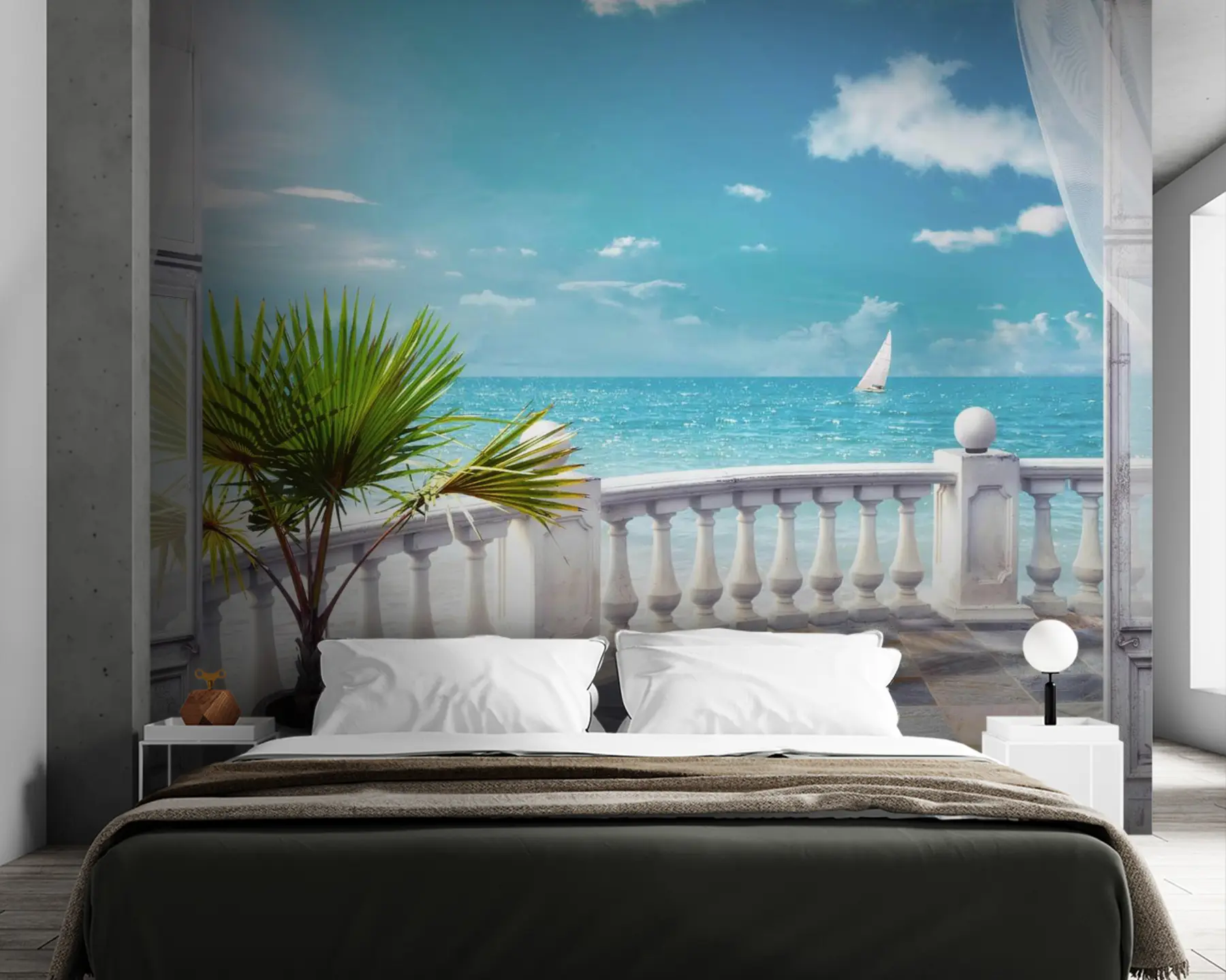 wall murals Open Doors to the Sea u26132