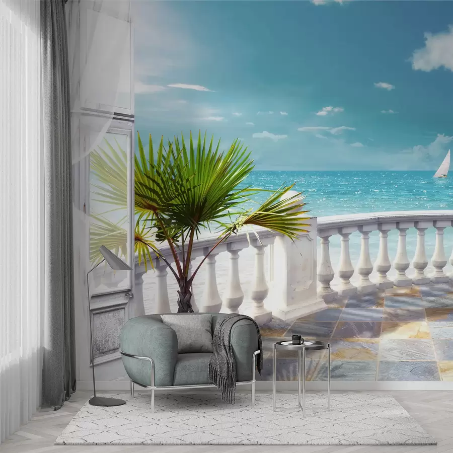 Wall Mural Photo Wallpaper Water, cloud e sky u26132