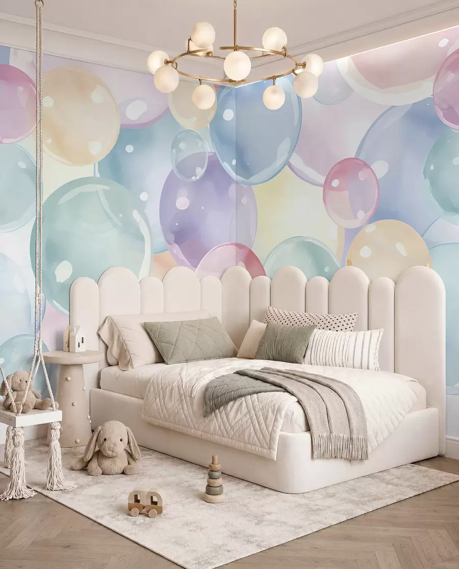 wall murals Pastel Bubbles u99730