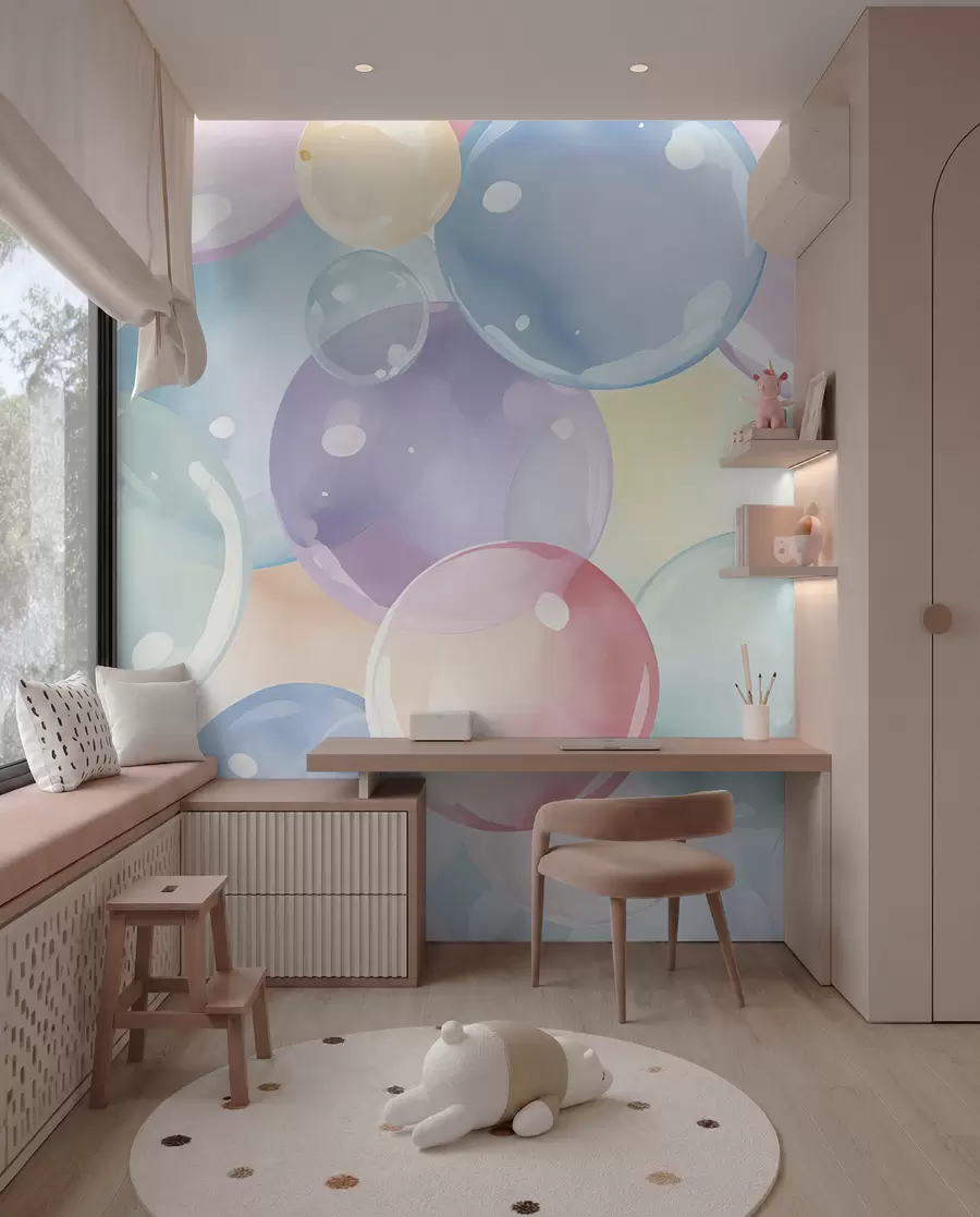 murales Burbujas pastel u99730
