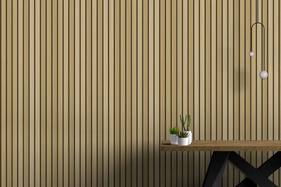 murales Textura de nogal de grano de madera claro w00022