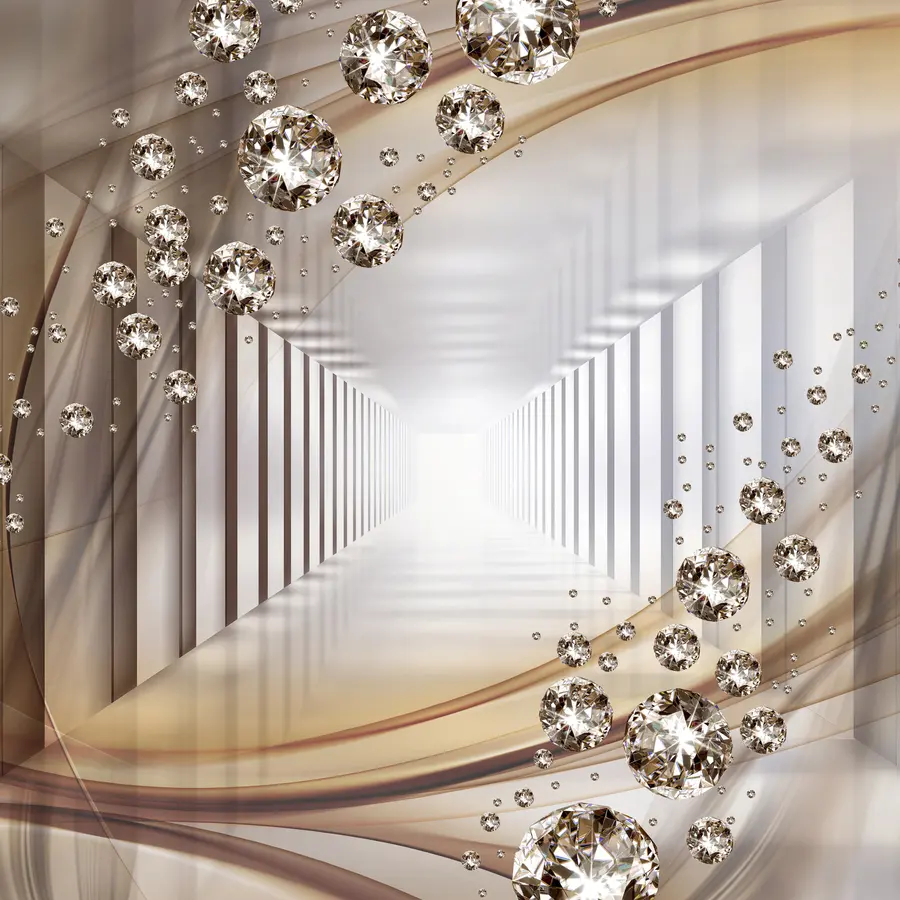 wall murals Rhinestone tunnel u79958d1