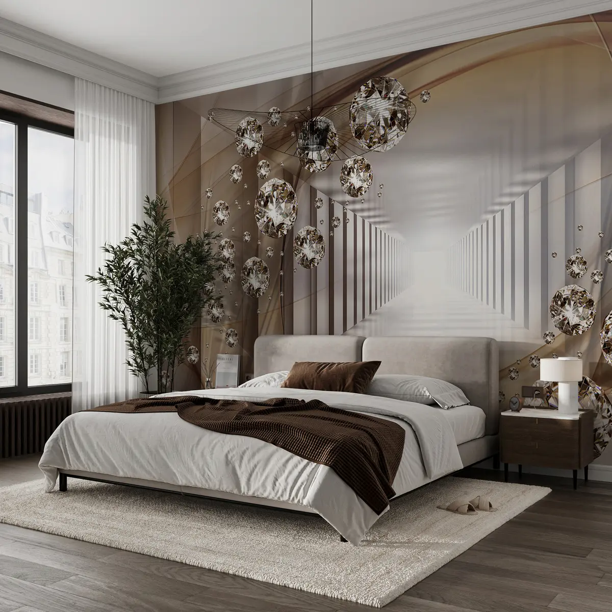 murales Túnel de diamantes de imitación u79958d2