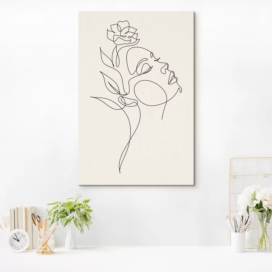 murales Líneas elegantes de belleza y naturaleza s38011