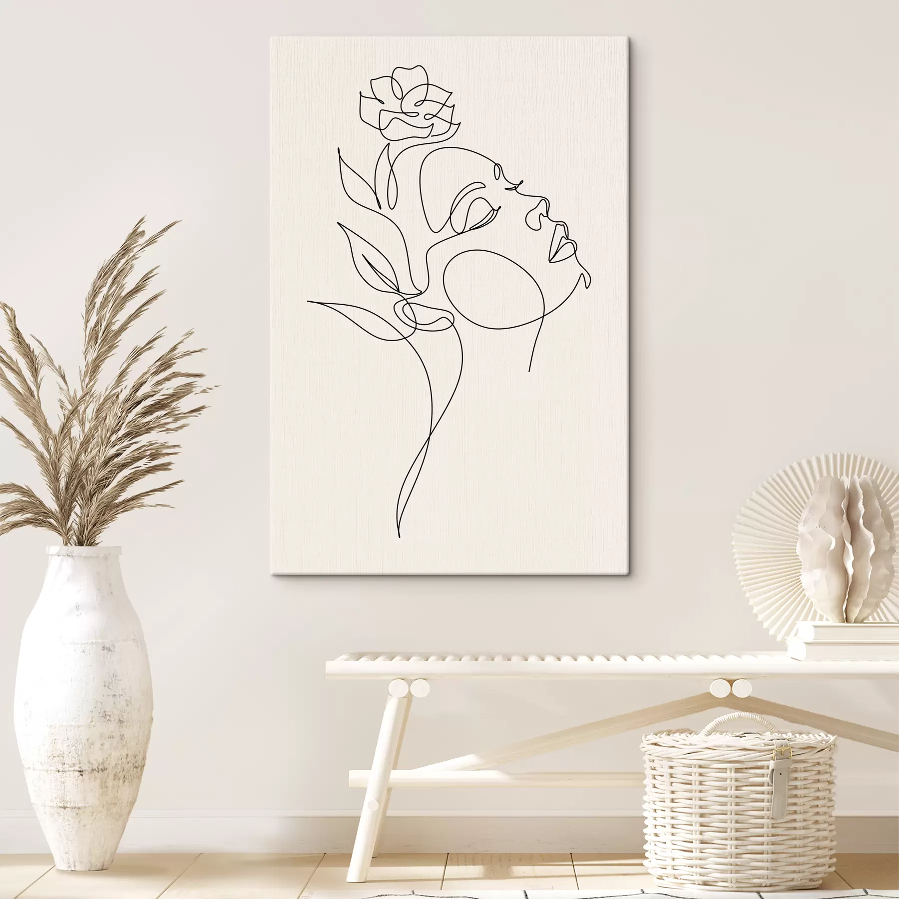 wall murals Elegant lines of beauty and nature s38011