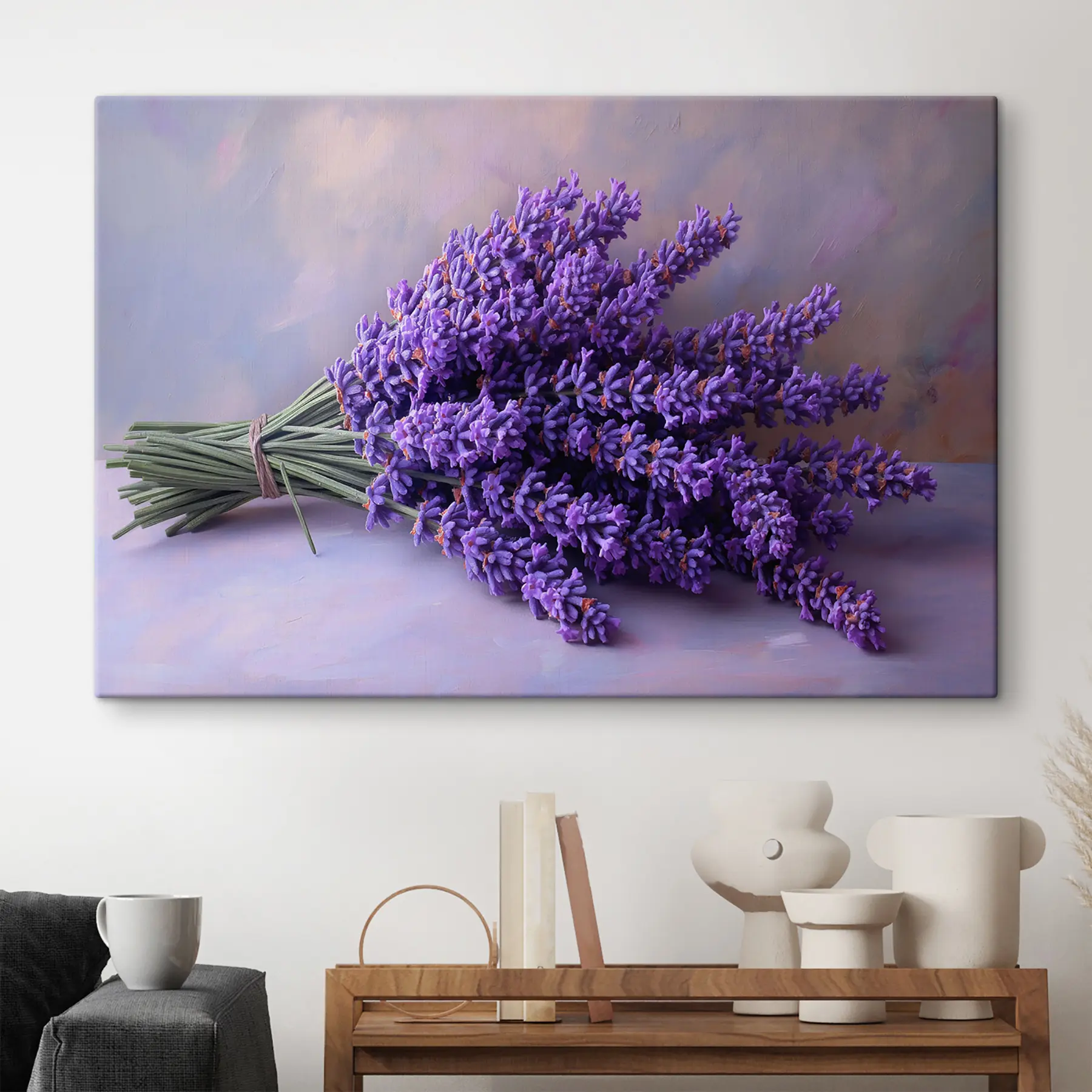 wall murals Colorful lavender s38083