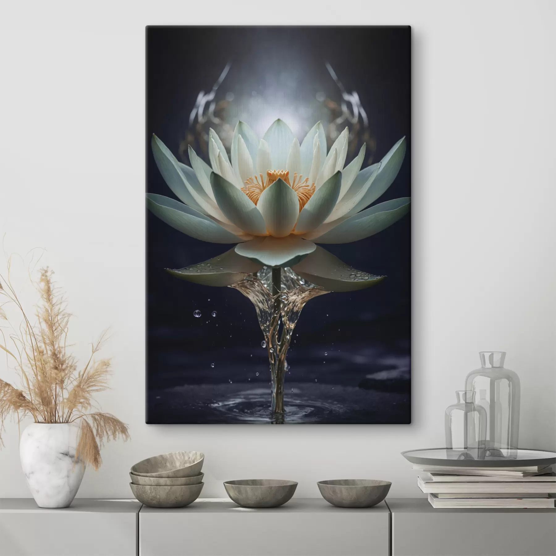 wall murals Growing lily s38435