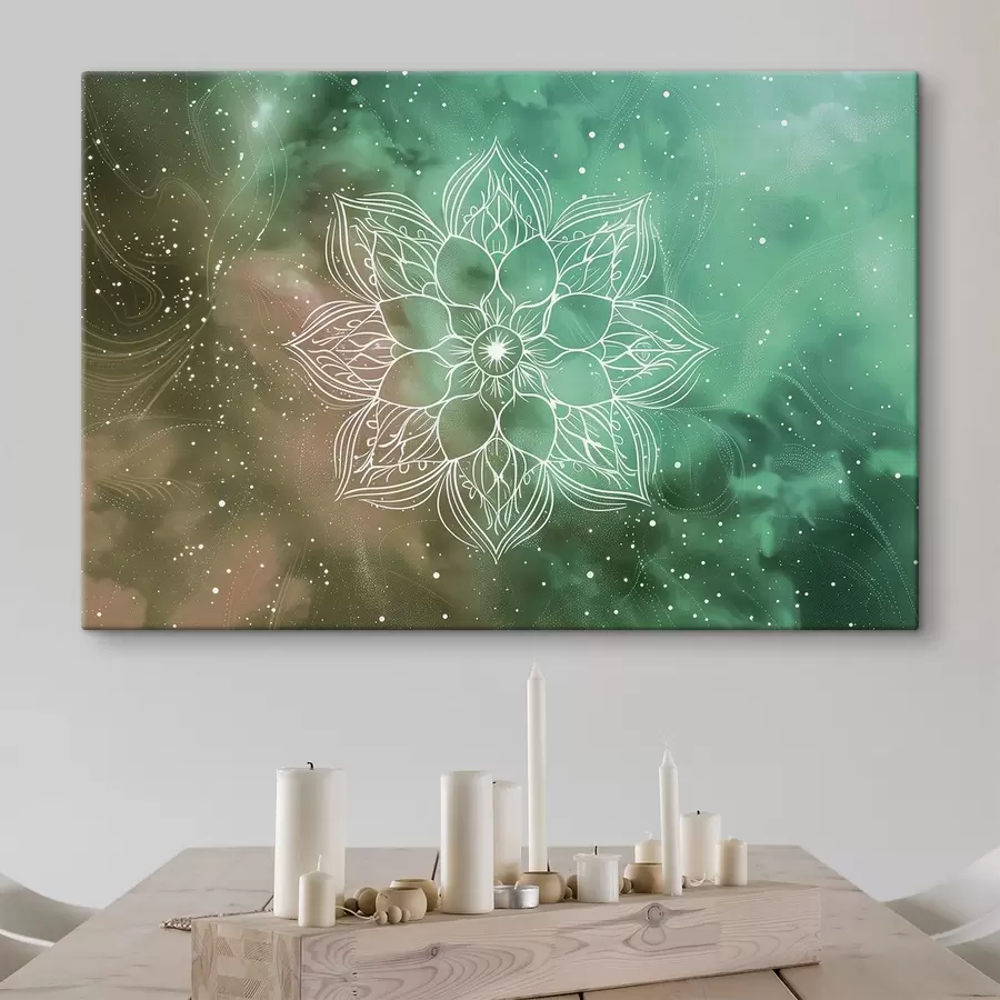 wall murals Mandala on watercolor background s38530