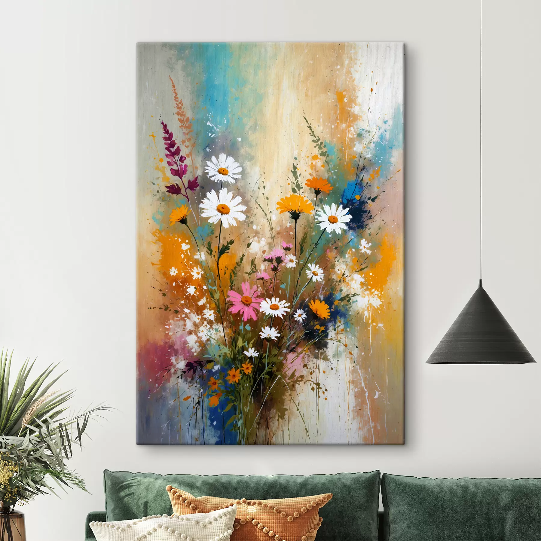wall murals Wild flowers s38571