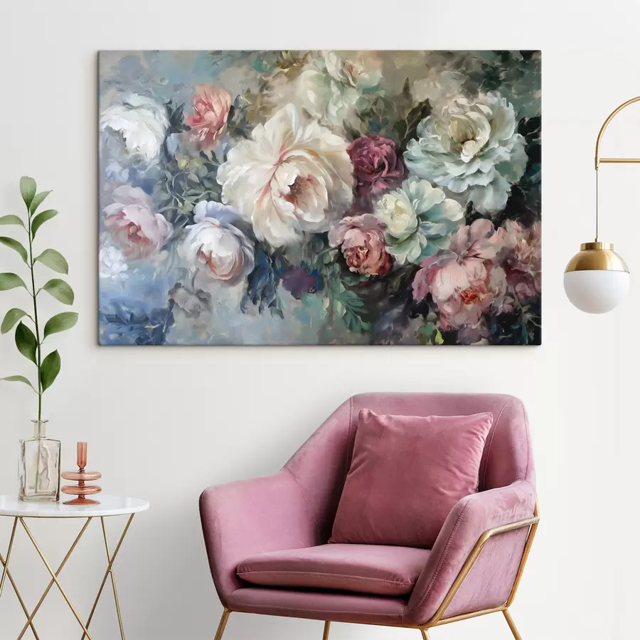 wall murals Flowers painting s38646