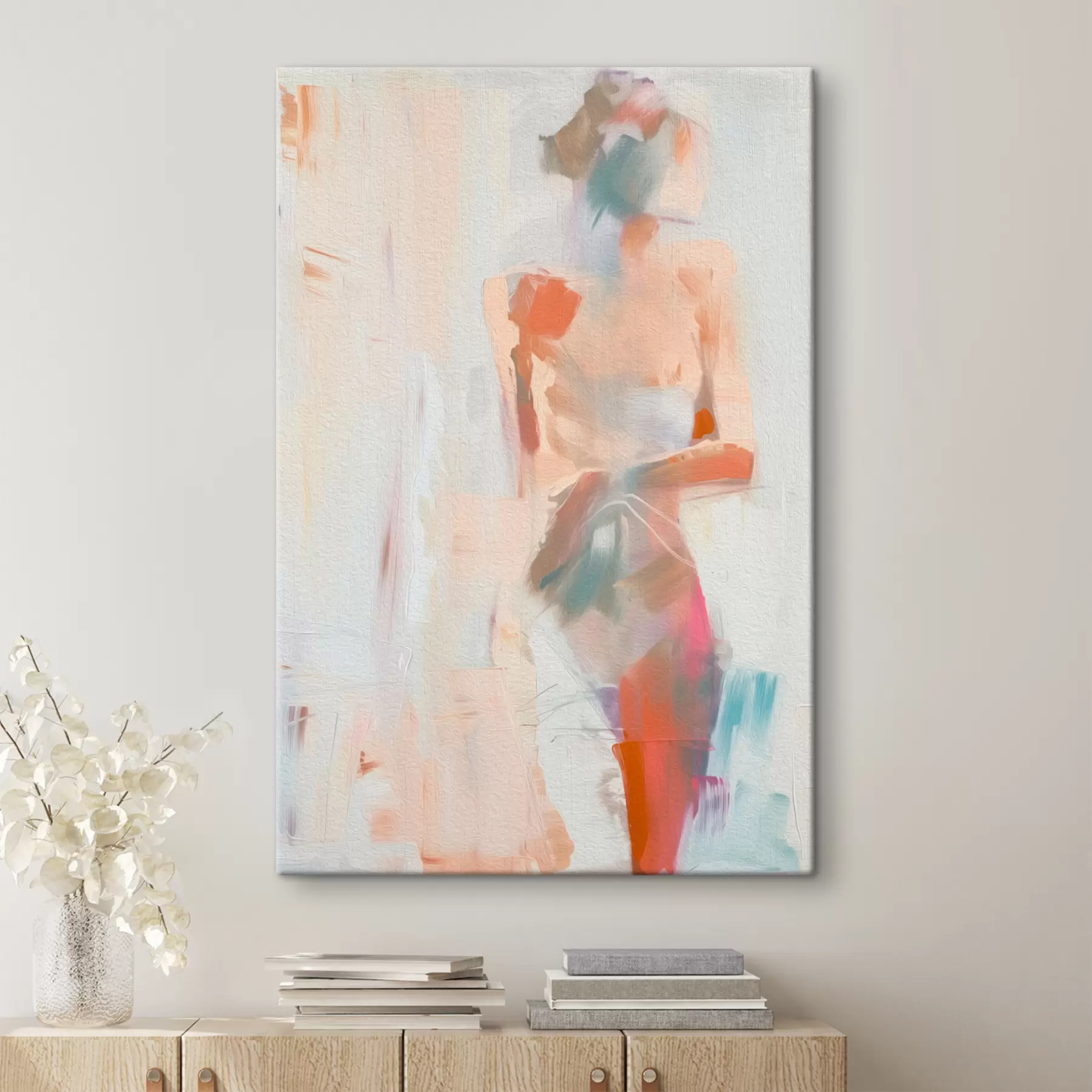 wall murals Silhouette of a woman abstraction new trend s38783