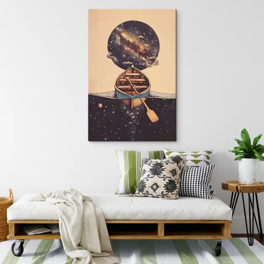 murales Barco en estilo espacial s38635