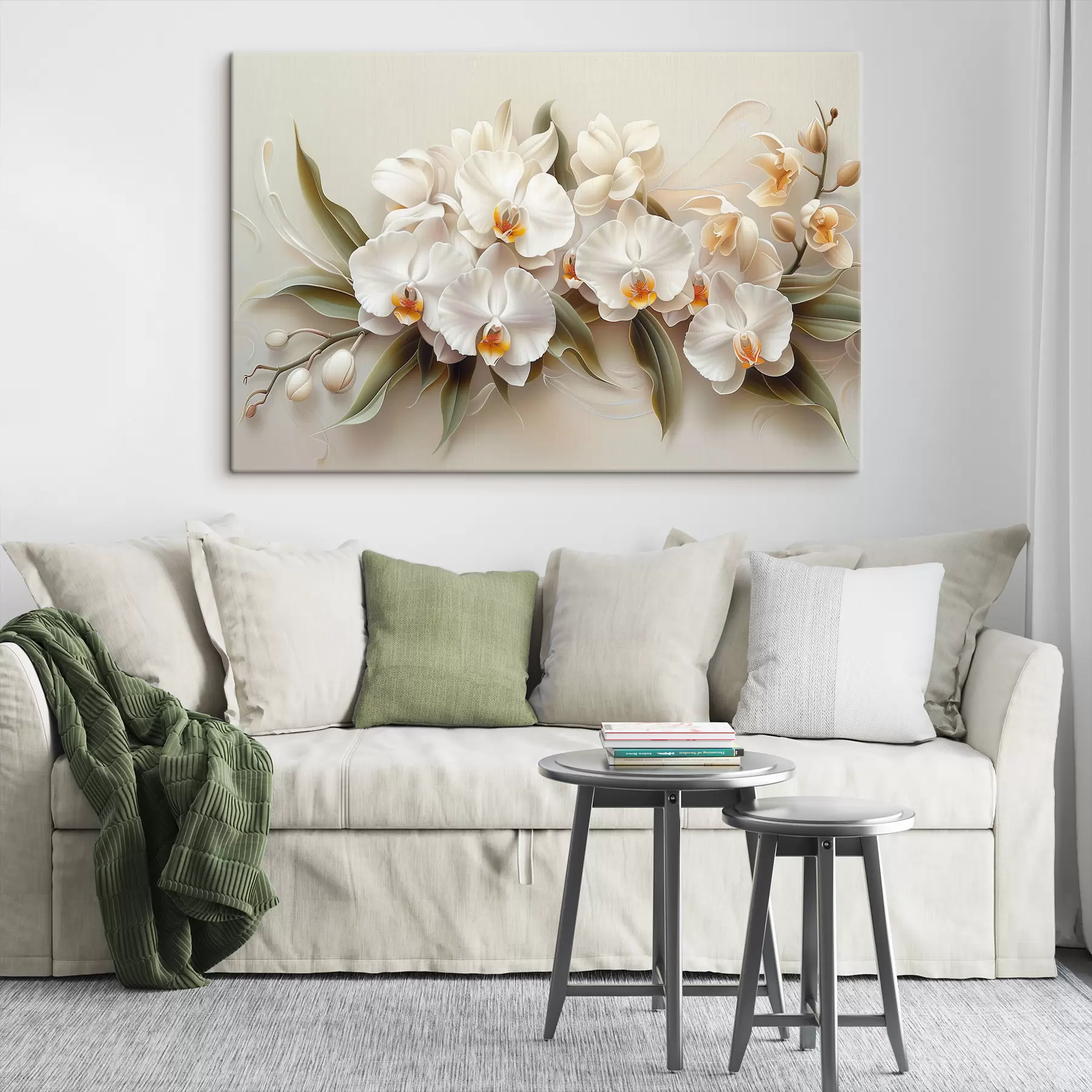 wall murals Light orchids s38704