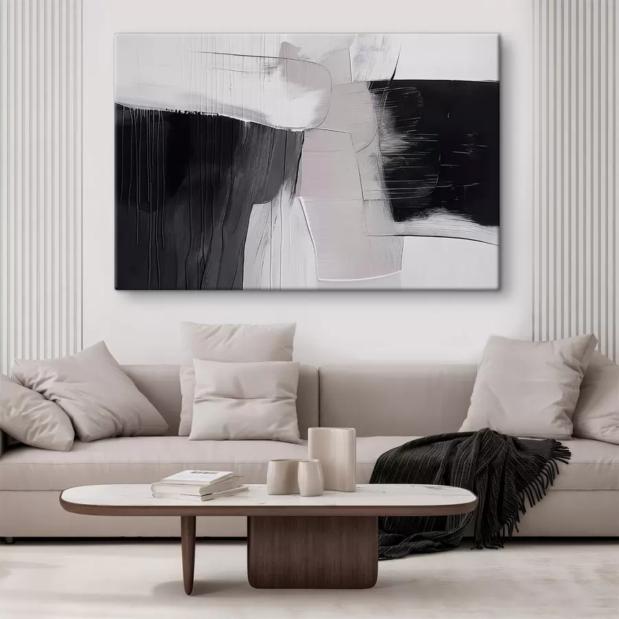 wall murals Gray and beige abstraction s39015