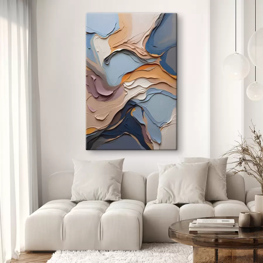 wall murals Abstraction in oil s39063