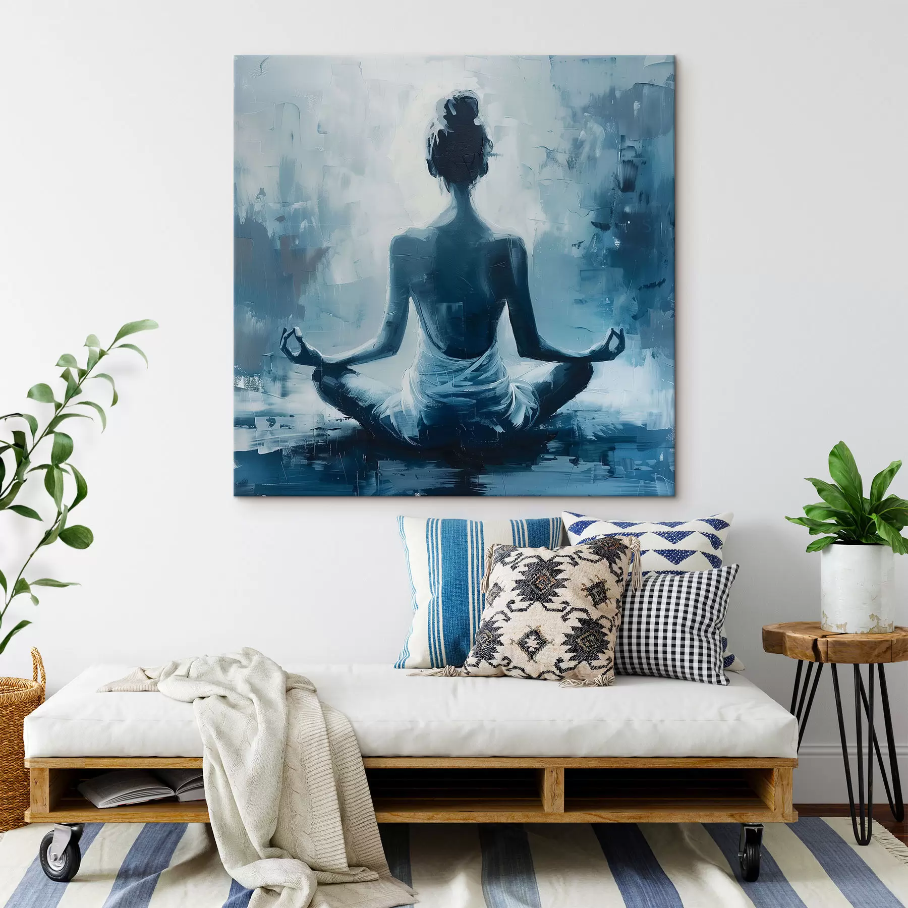 wall murals Girl relax yoga s39079