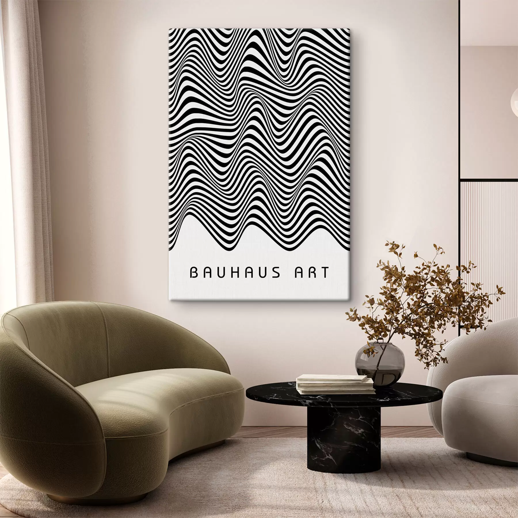 murales Abstracción geométrica de la Bauhaus s39266
