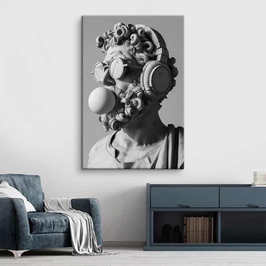 wall murals Modern sculpture of Zeus s26130