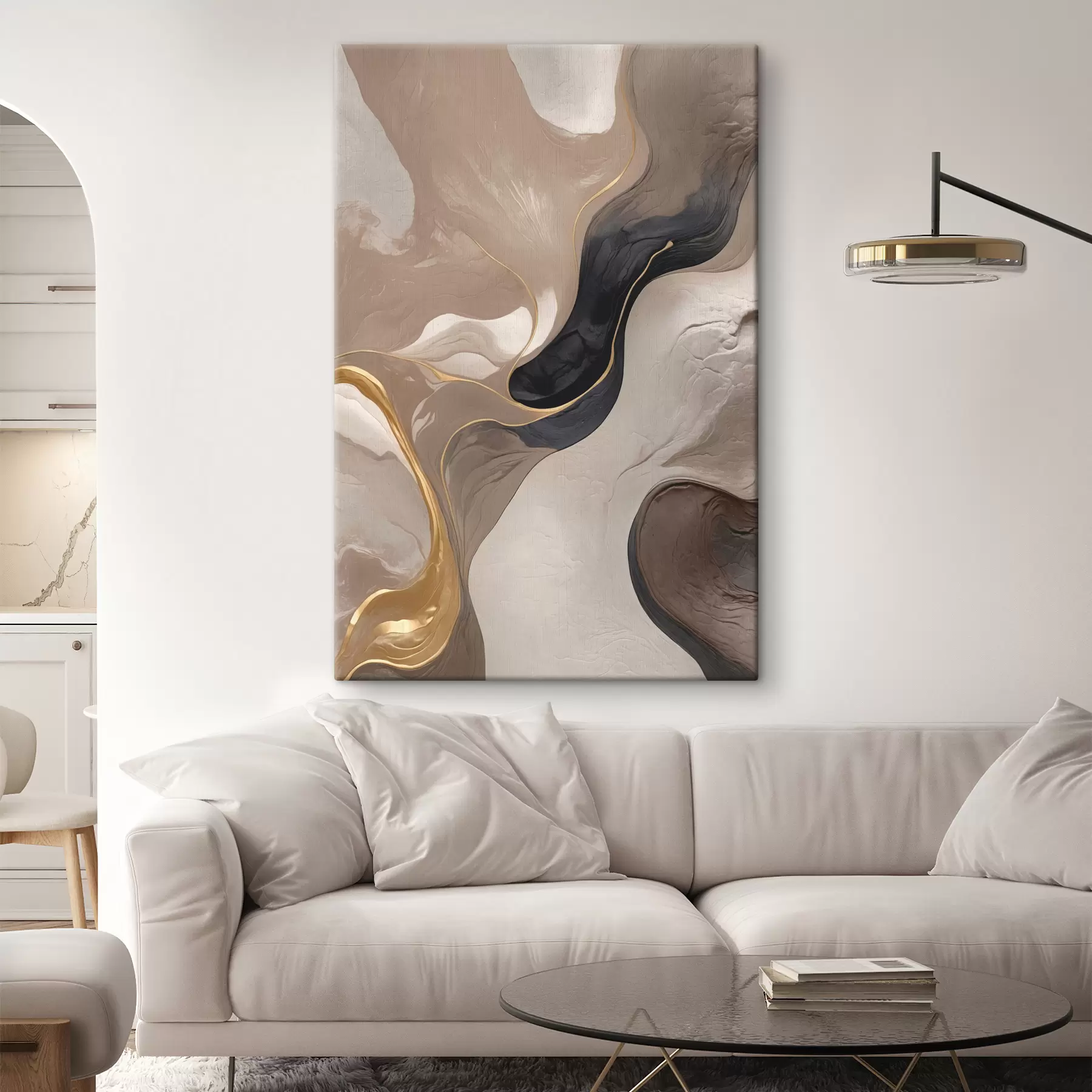 wall murals Abstraction with imitation of texture s39093