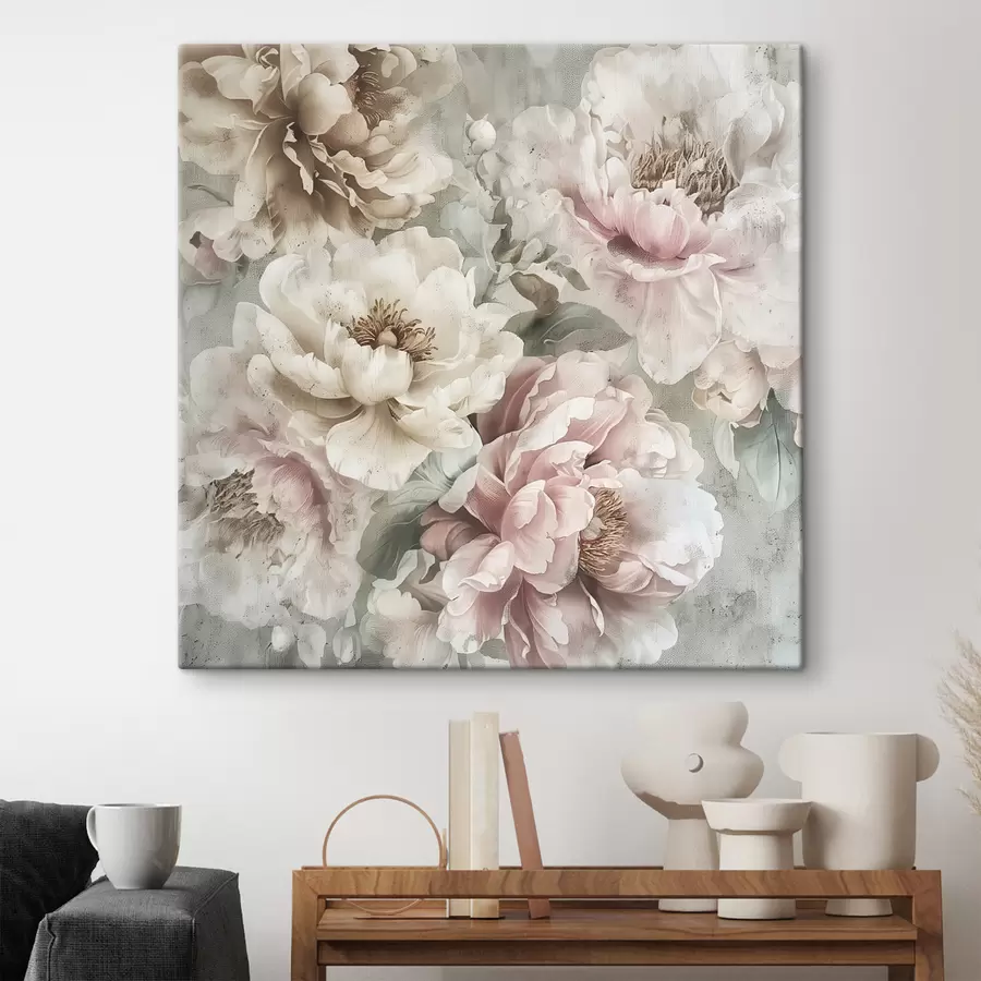 wall murals Vintage peonies s39345