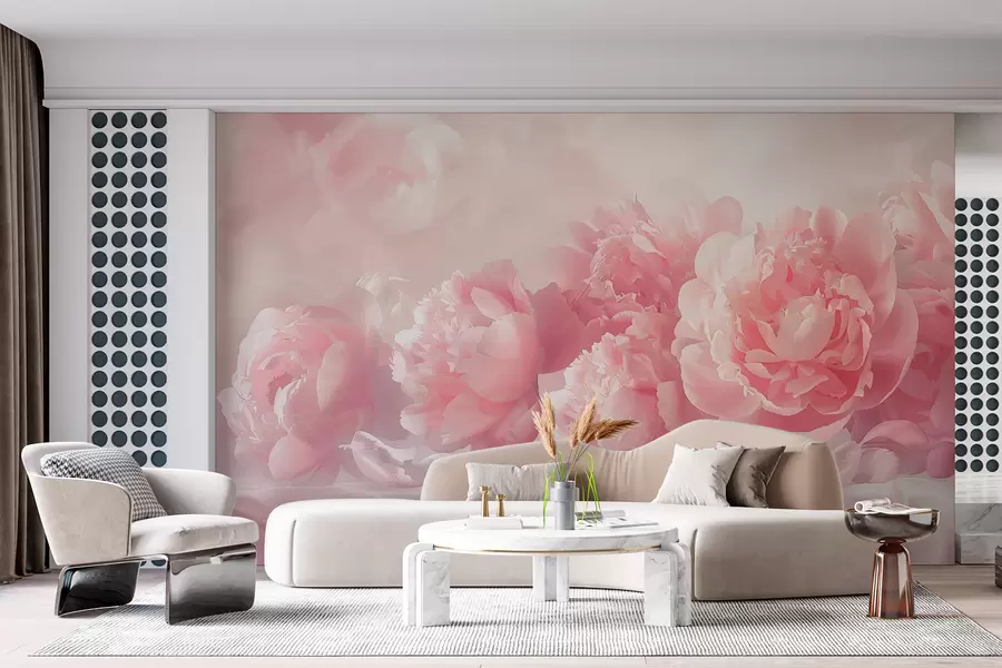 Wall Mural Photo Wallpaper Peonies w01234