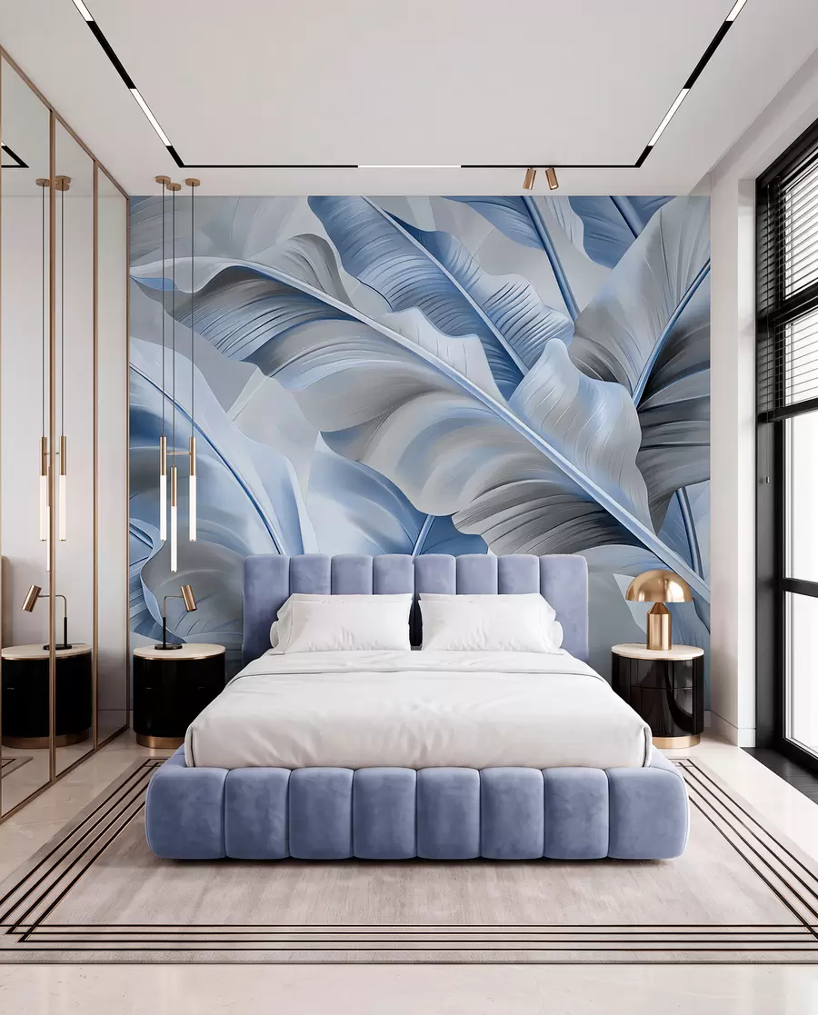 wall murals Blue Banana Canopy w07876v1