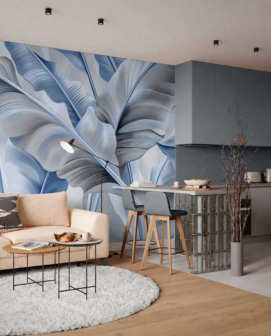 wall murals Blue Banana Canopy w07876v1