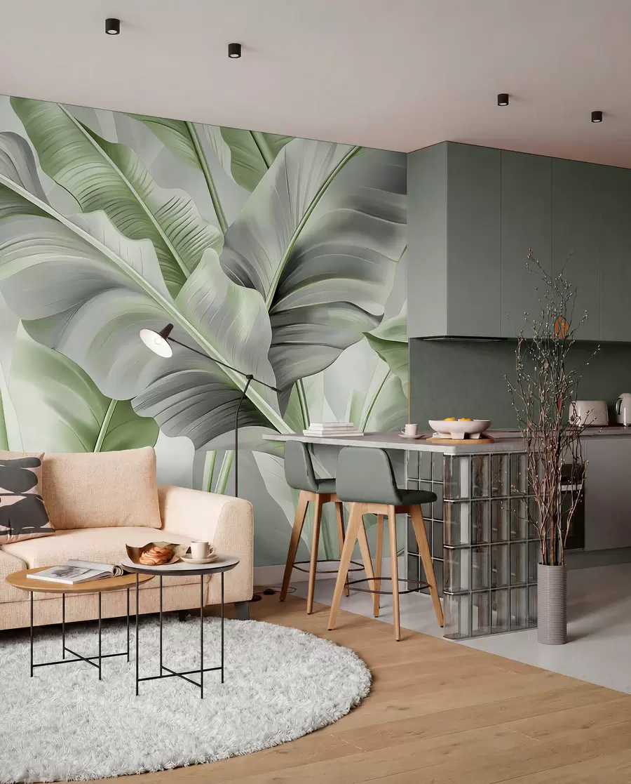 Wall Mural Photo Wallpaper Sage Banana Canopy w07876v3
