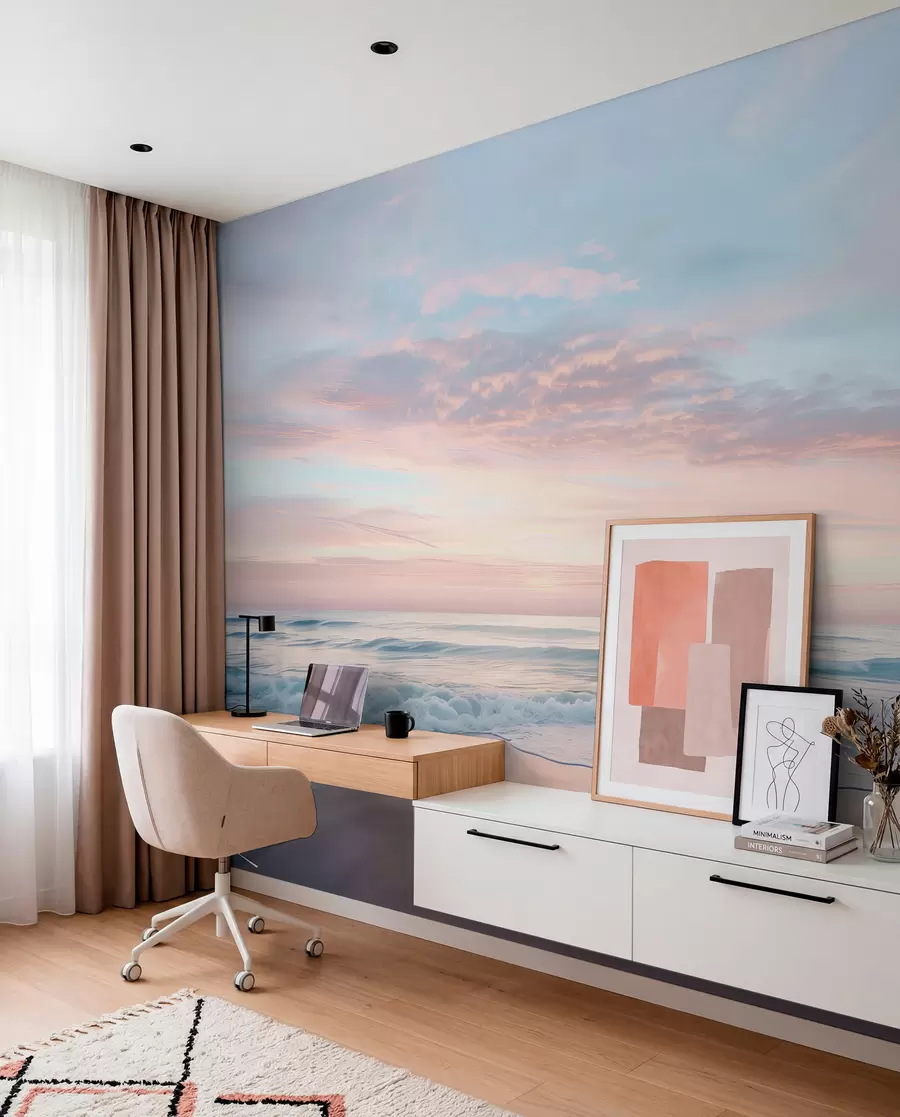 Wall Mural Photo Wallpaper Gentle embankment by the sea w07935