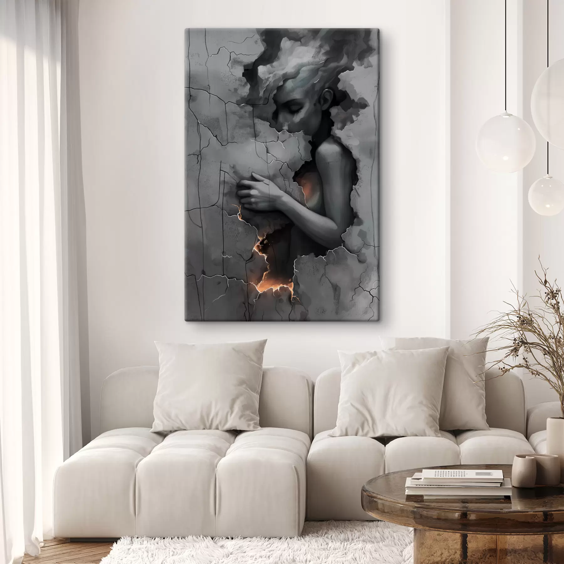 wall murals Girl, walls, fault s39994