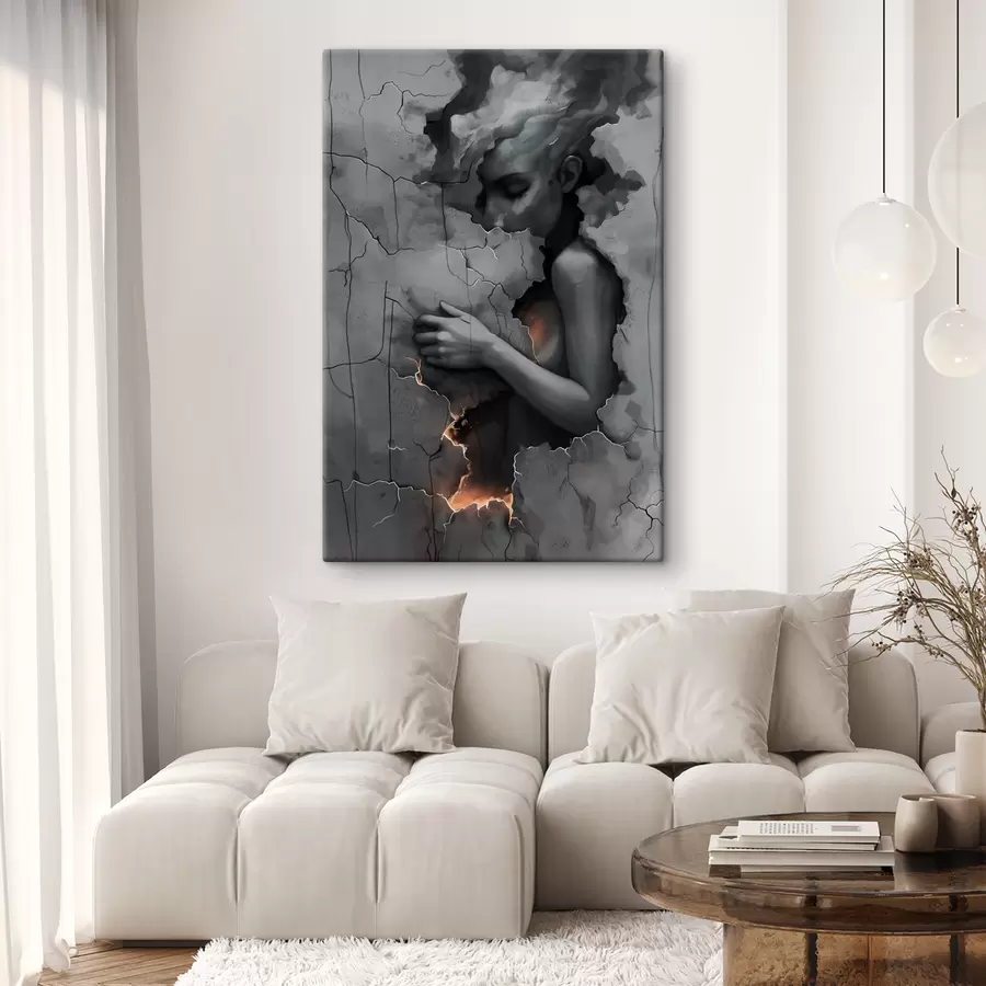 wall murals Girl, walls, fault s39994