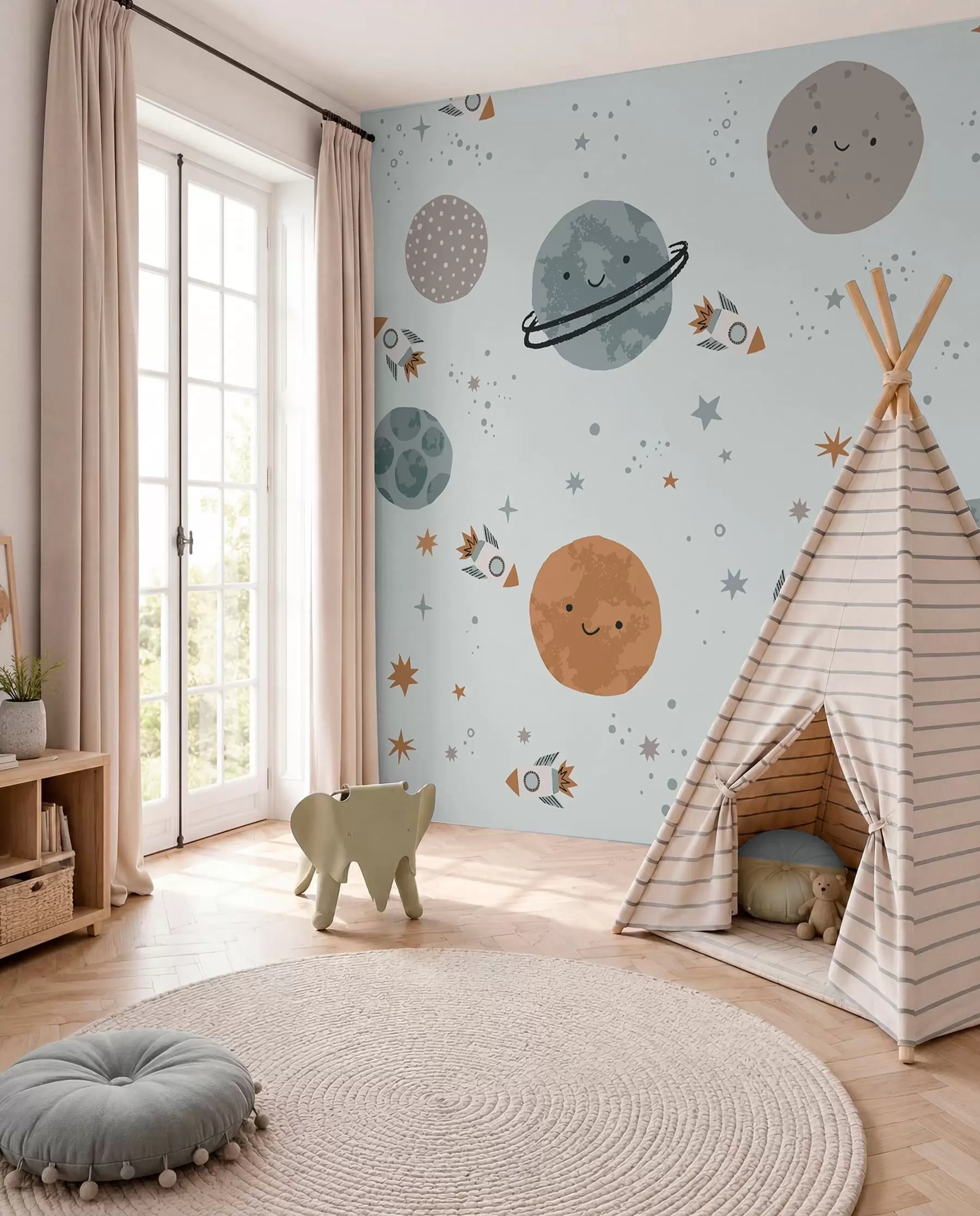 murales Planetas sonrientes w01417
