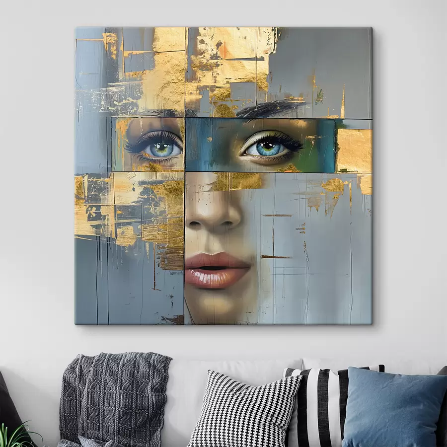 murales retrato abstracto moderno s40240