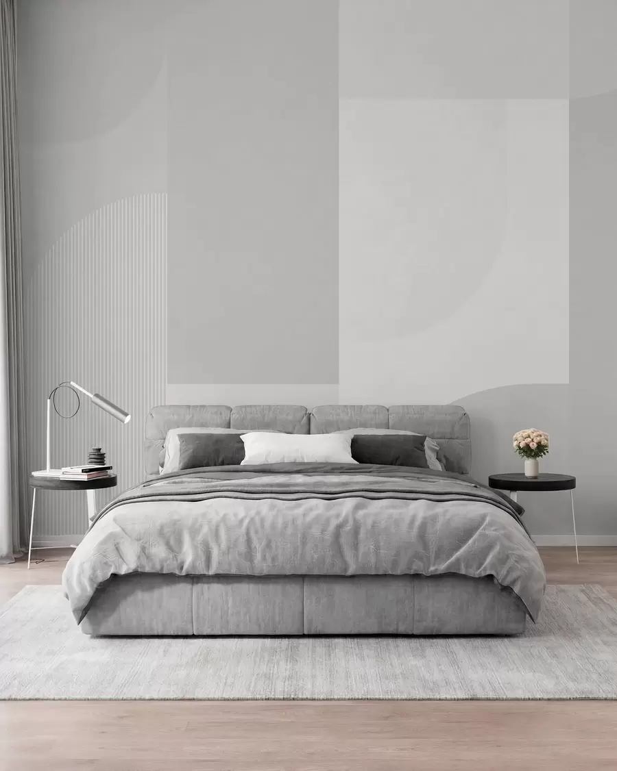 wall murals Grey Block Composition w01500v1
