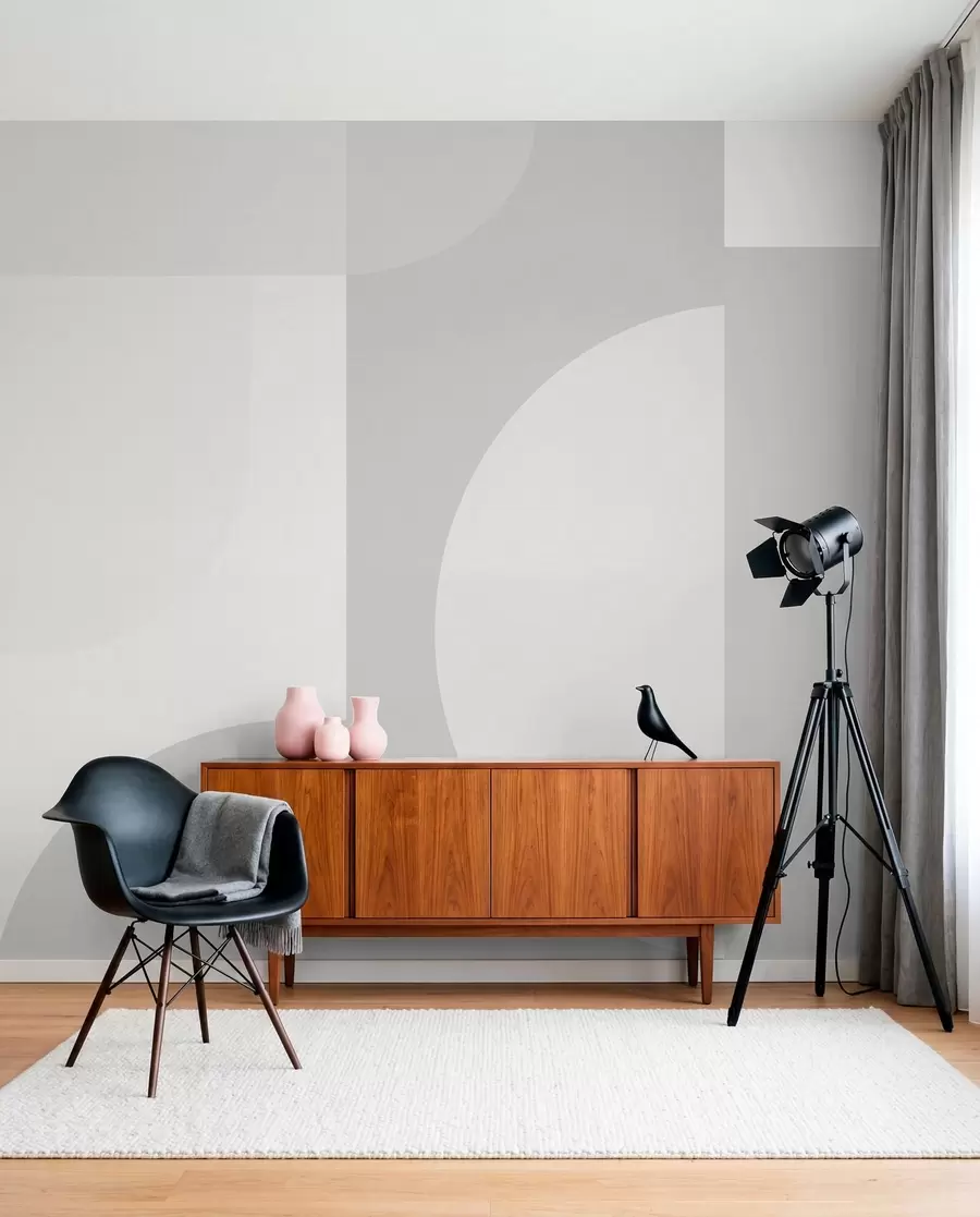 wall murals Grey Block Composition w01500v1