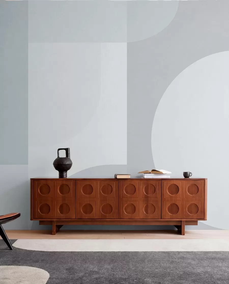 murales Minimalismo de geometría elegante w01500v2