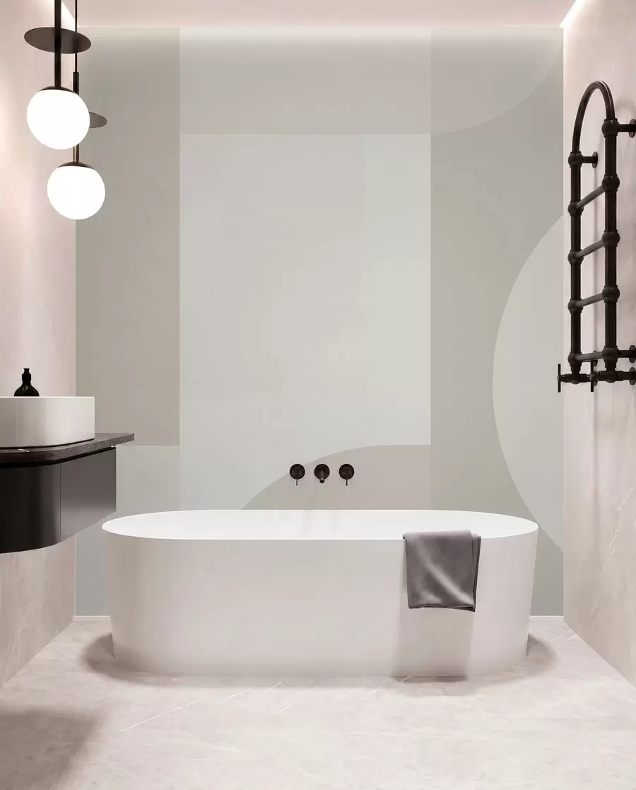 wall murals Stylish geometry minimalism w01500v3