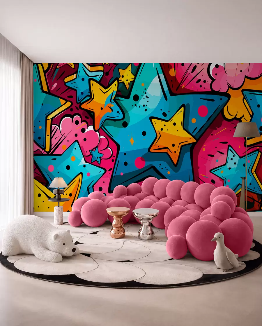peintures murales Graffiti w01063