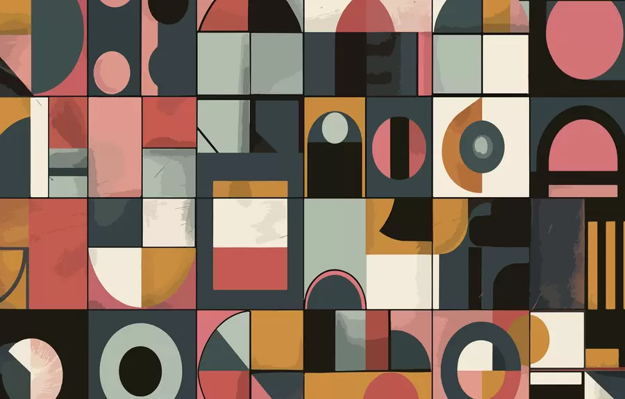 murales Estilo Bahaus w01075