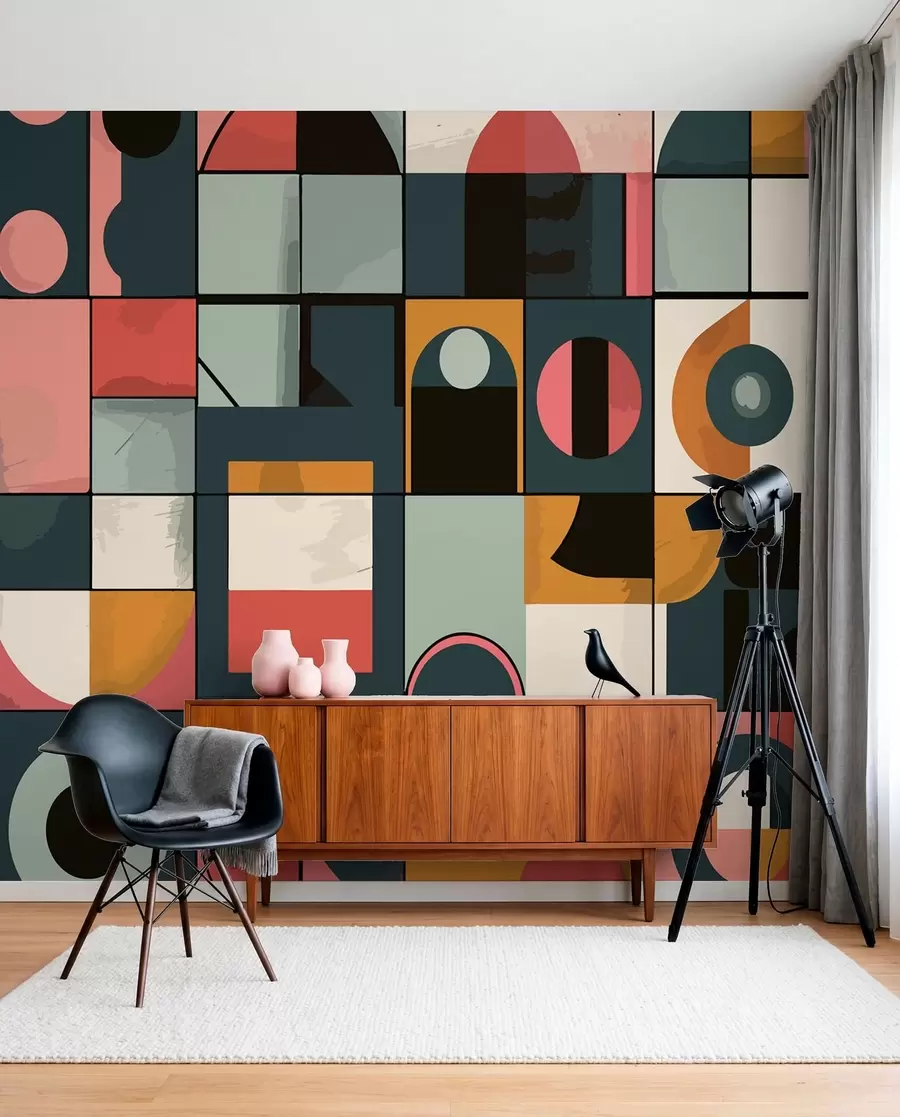 Wall Mural Photo Wallpaper Bahaus style w01075