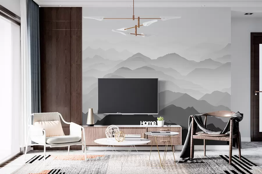 Wall Mural Photo Wallpaper Mountains w01098v3