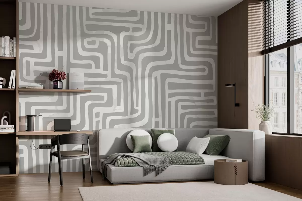 peintures murales Labyrinthe moderne et élégant w08299v2