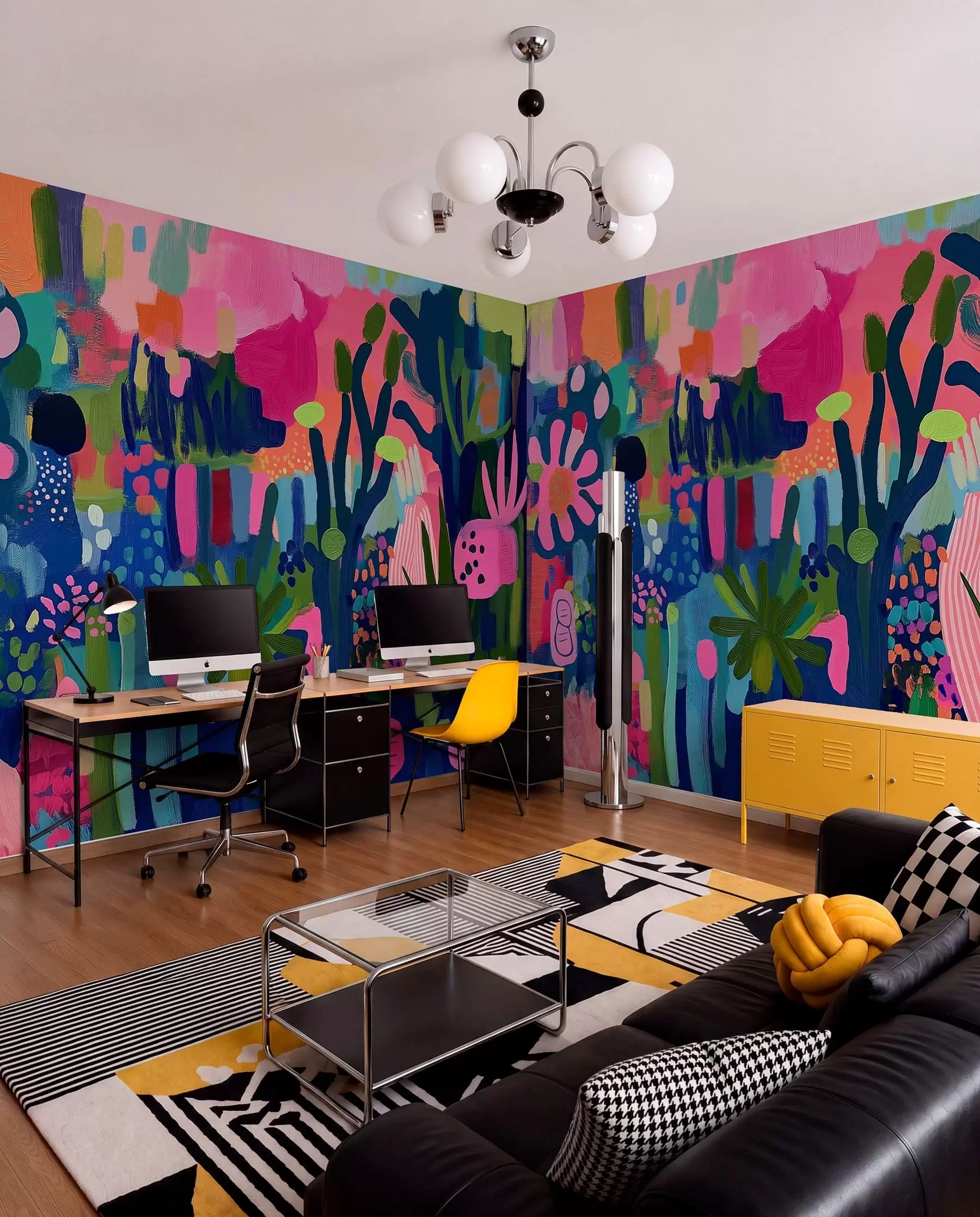 Wall Mural Photo Wallpaper Electric Garden Collage w08284