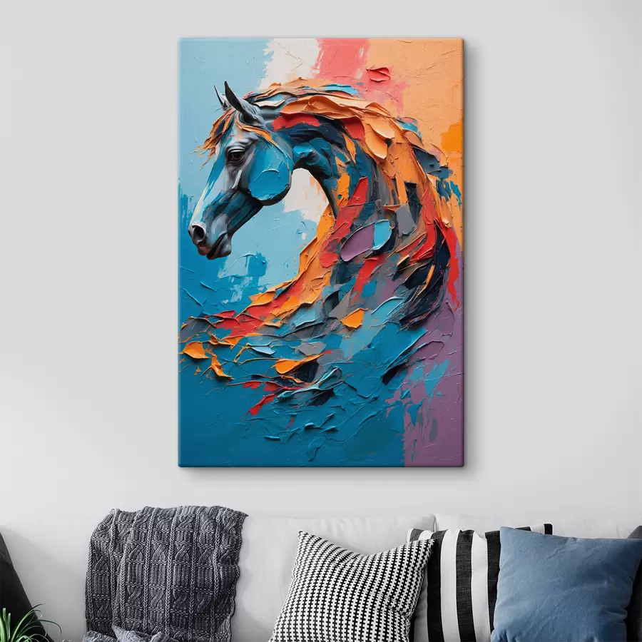 wall murals Abstract horse head s40694