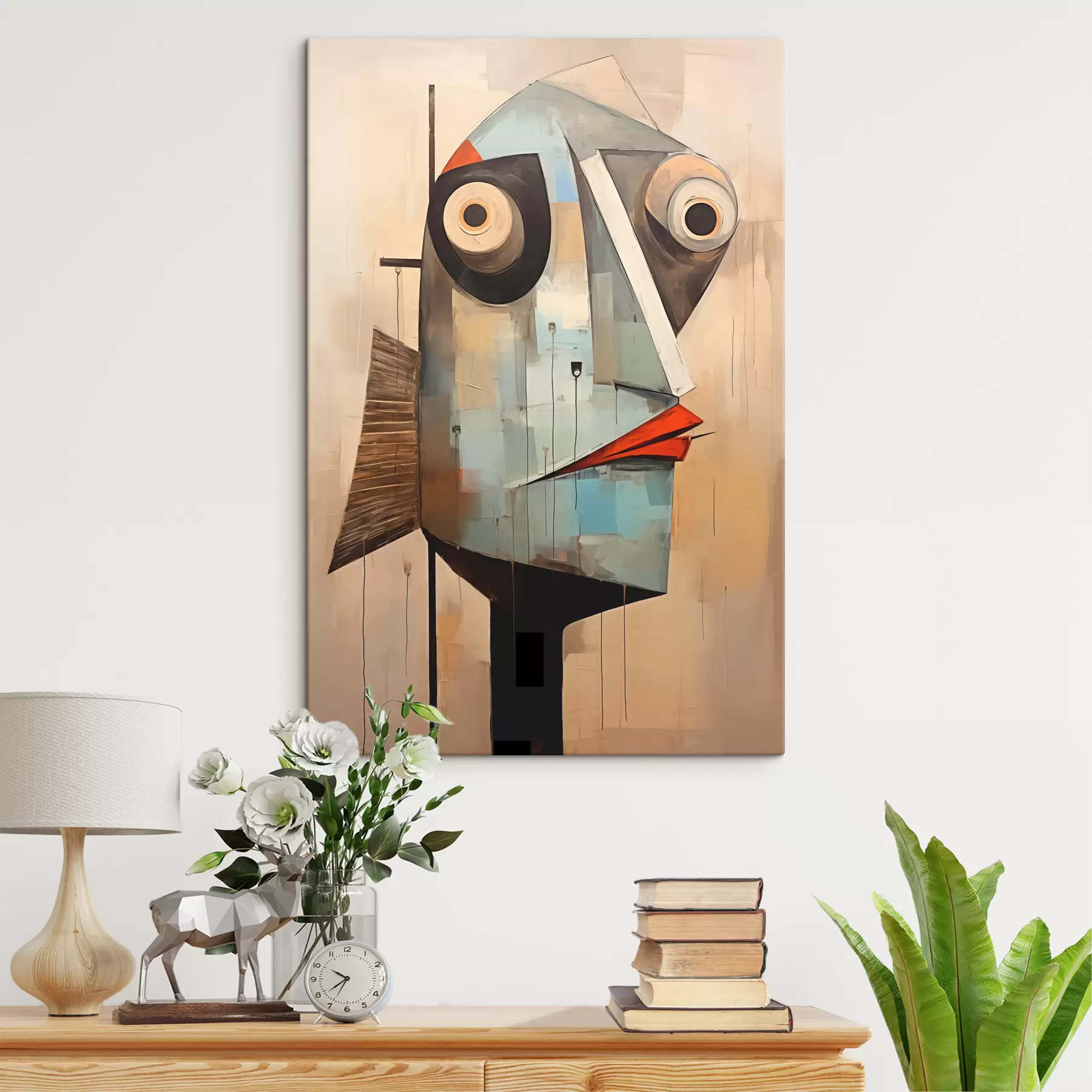 murales Retrato abstracto surrealista s40797