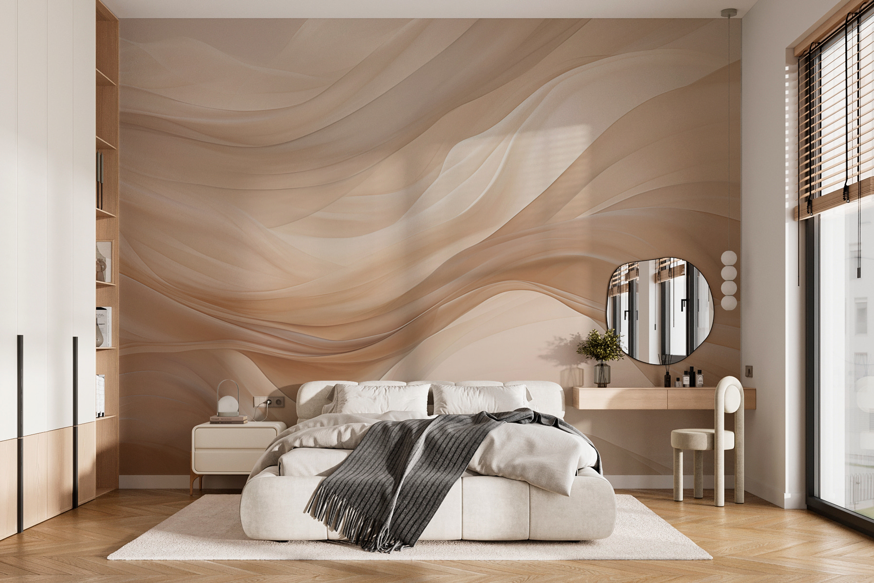 Wall Mural Photo Wallpaper Delicate beige background Nr. w01641 | Uwalls