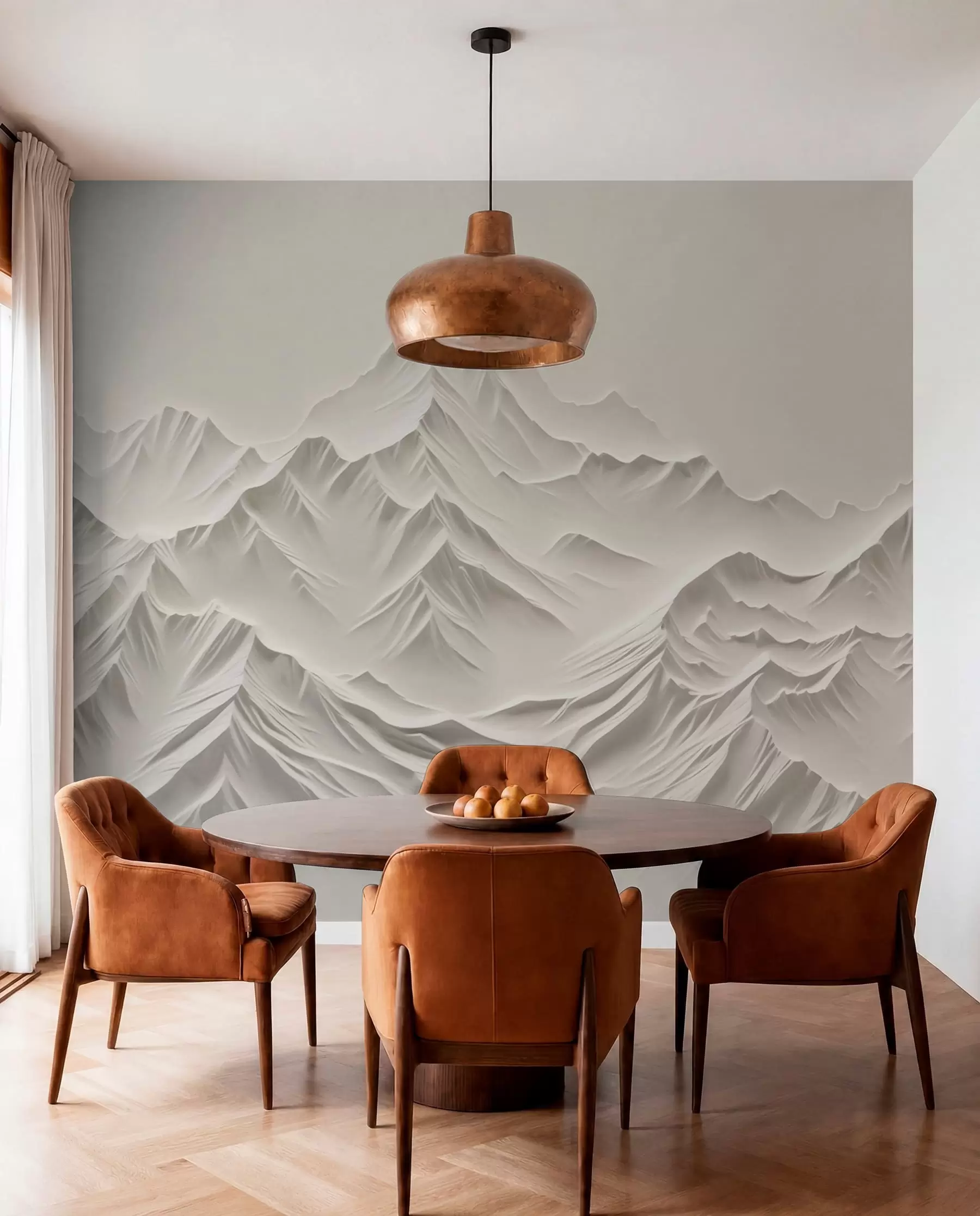 murales Montañas grises w01644