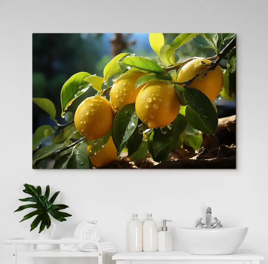 wall murals Lemons, lemons on the tree, dew s40840