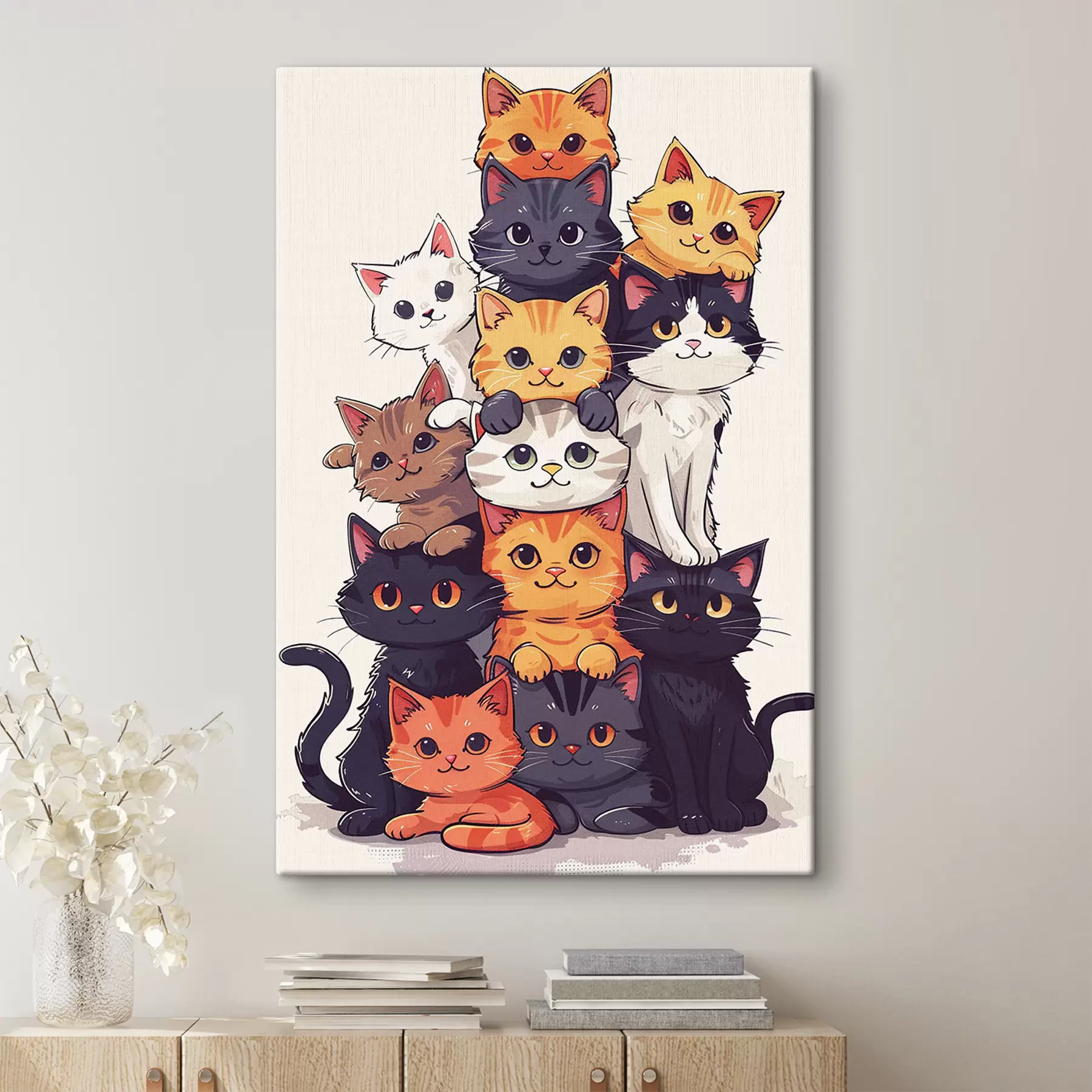 murales Gatos bonitos s40924